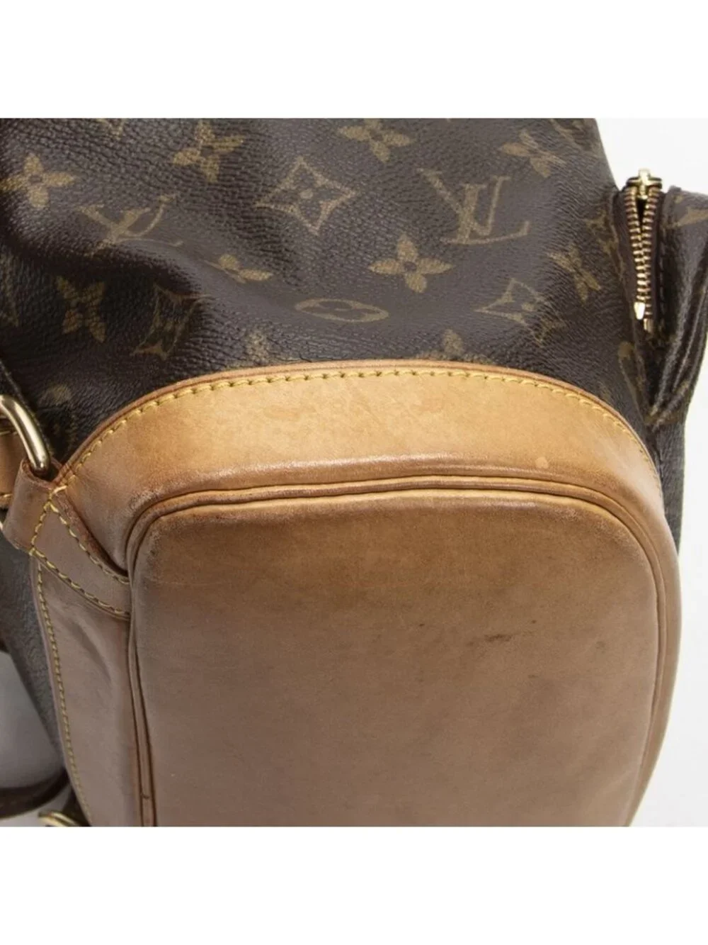 Louis Vuitton Montsouris Brown Monogram Canvas Shoulder Bag - Picture 7 of 10